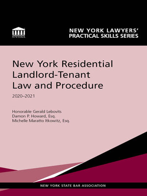 cover image of New York Residential Landlord-Tenant Law and Procedure